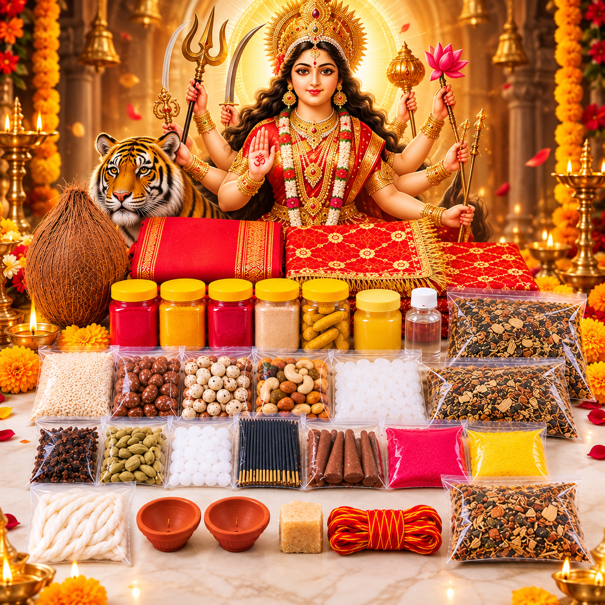Navratri Puja Kit (29 Items)